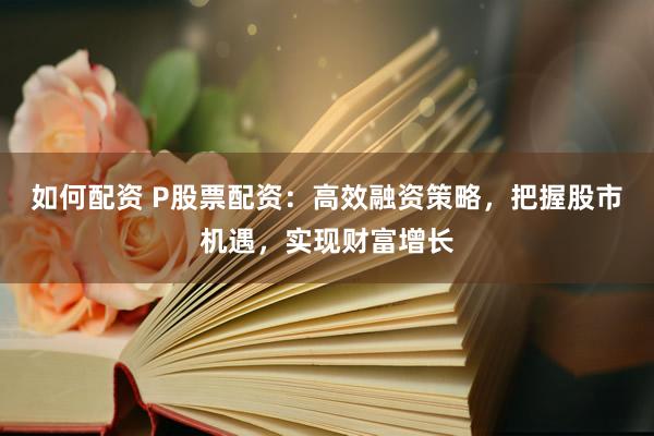 如何配资 P股票配资：高效融资策略，把握股市机遇，实现财富增长
