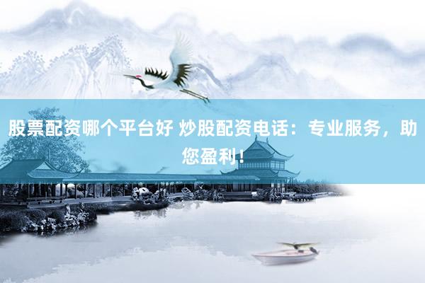 股票配资哪个平台好 炒股配资电话：专业服务，助您盈利！