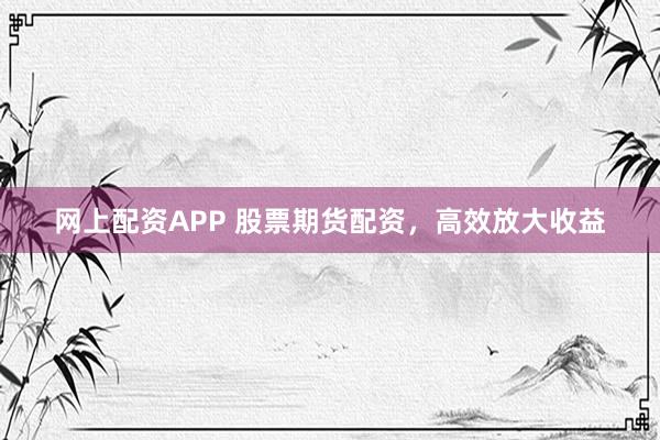 网上配资APP 股票期货配资,高效放大收益